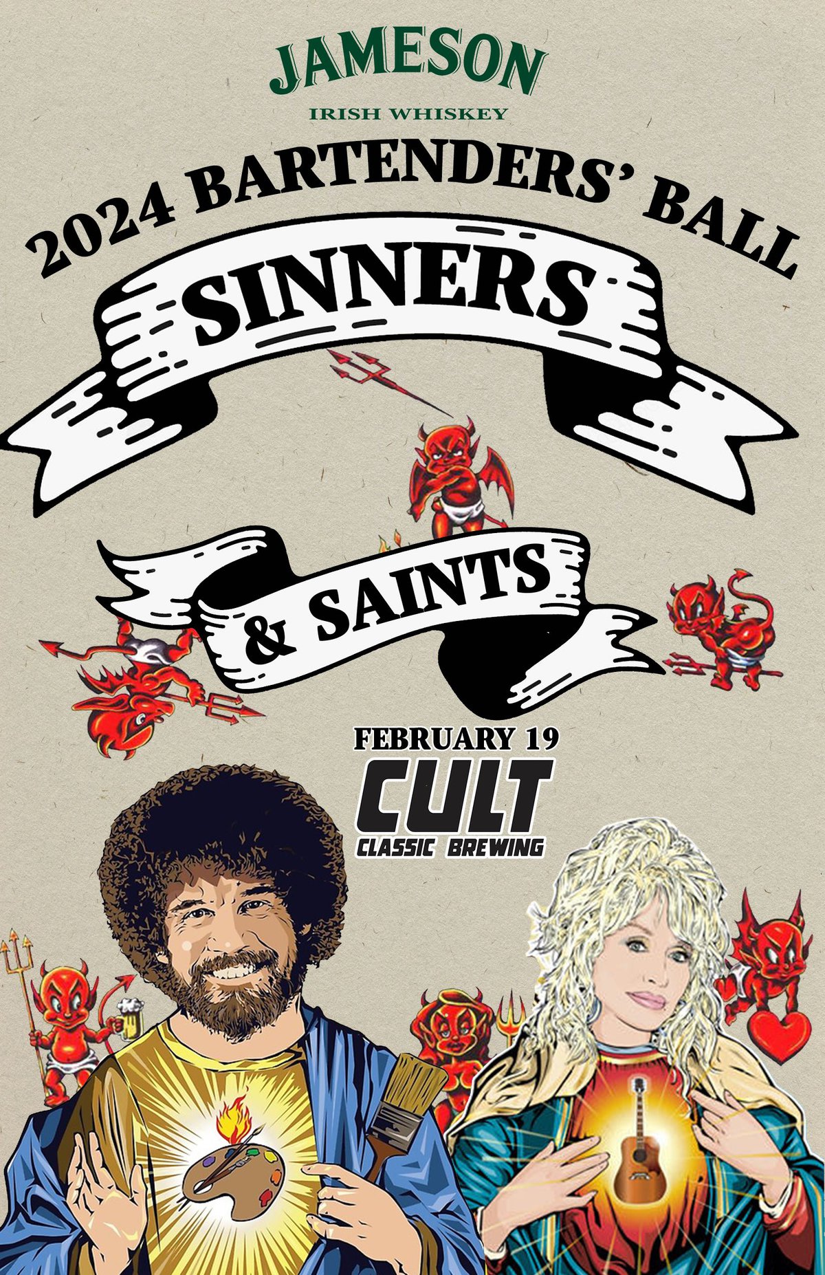 Bartenders' Ball 2024 Sinners and Saints What's Up? Media